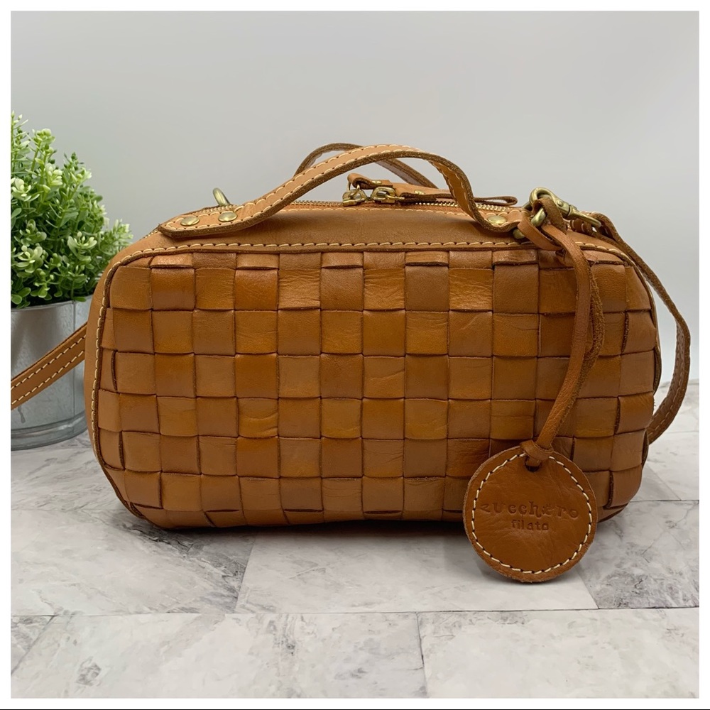 ‼️SOLD‼️Woven Leather Bag